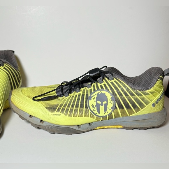 Craft Men's Neon Yellow and Dark Gray Athletic Shoes - Picture 2 of 9
